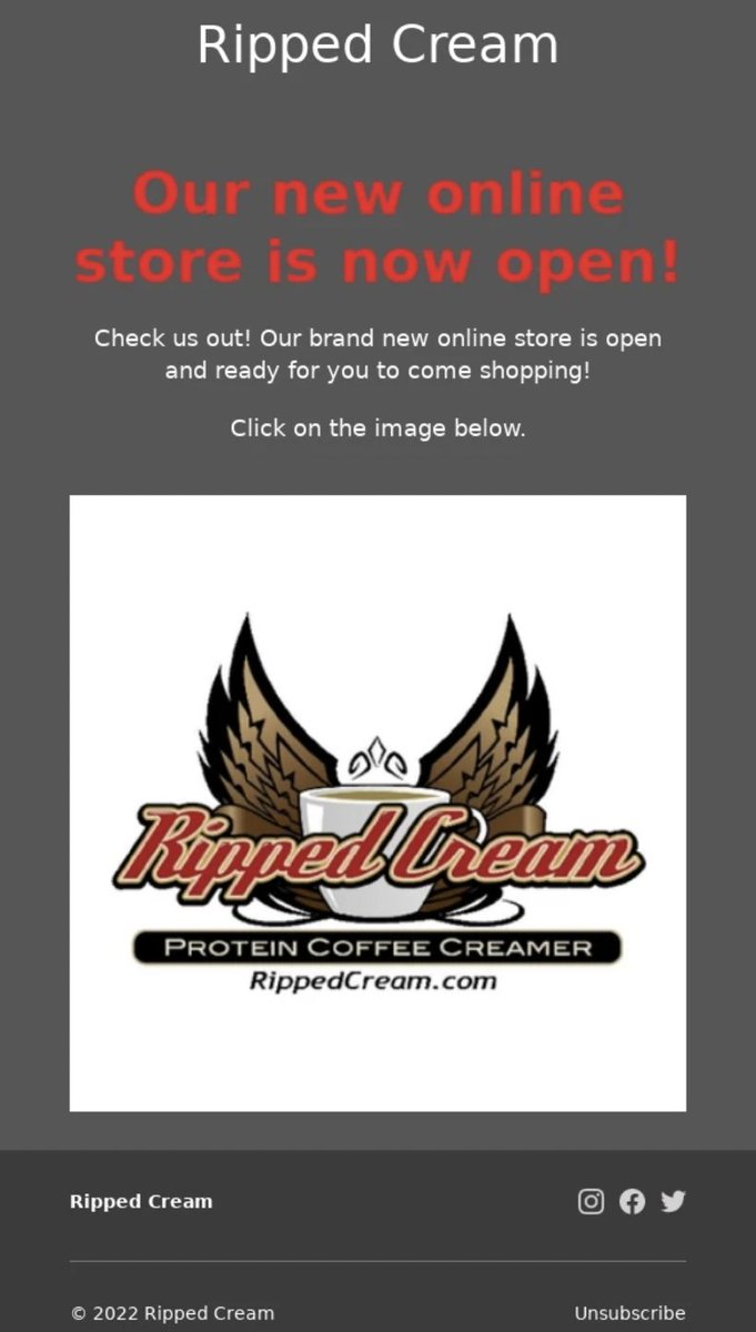 Just got our new website up and running. Come on over and check it out! We would love to have you visit and do some shopping!

rippedcream.com