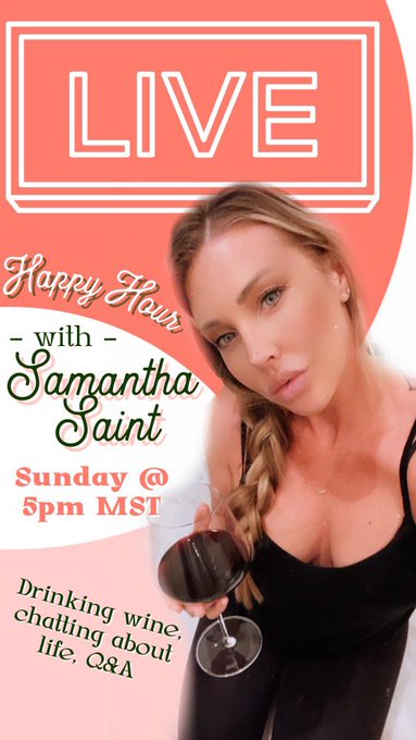 Join me in 2 hours https://t.co/HUbeEPqhD7 https://t.co/wRA3EBaSIP<a href="/tag/realdoll"class="tags"><span>#realdoll</span></a><a href="/tag/samanthasaint"class="tags"><span>#samanthasaint</span></a>