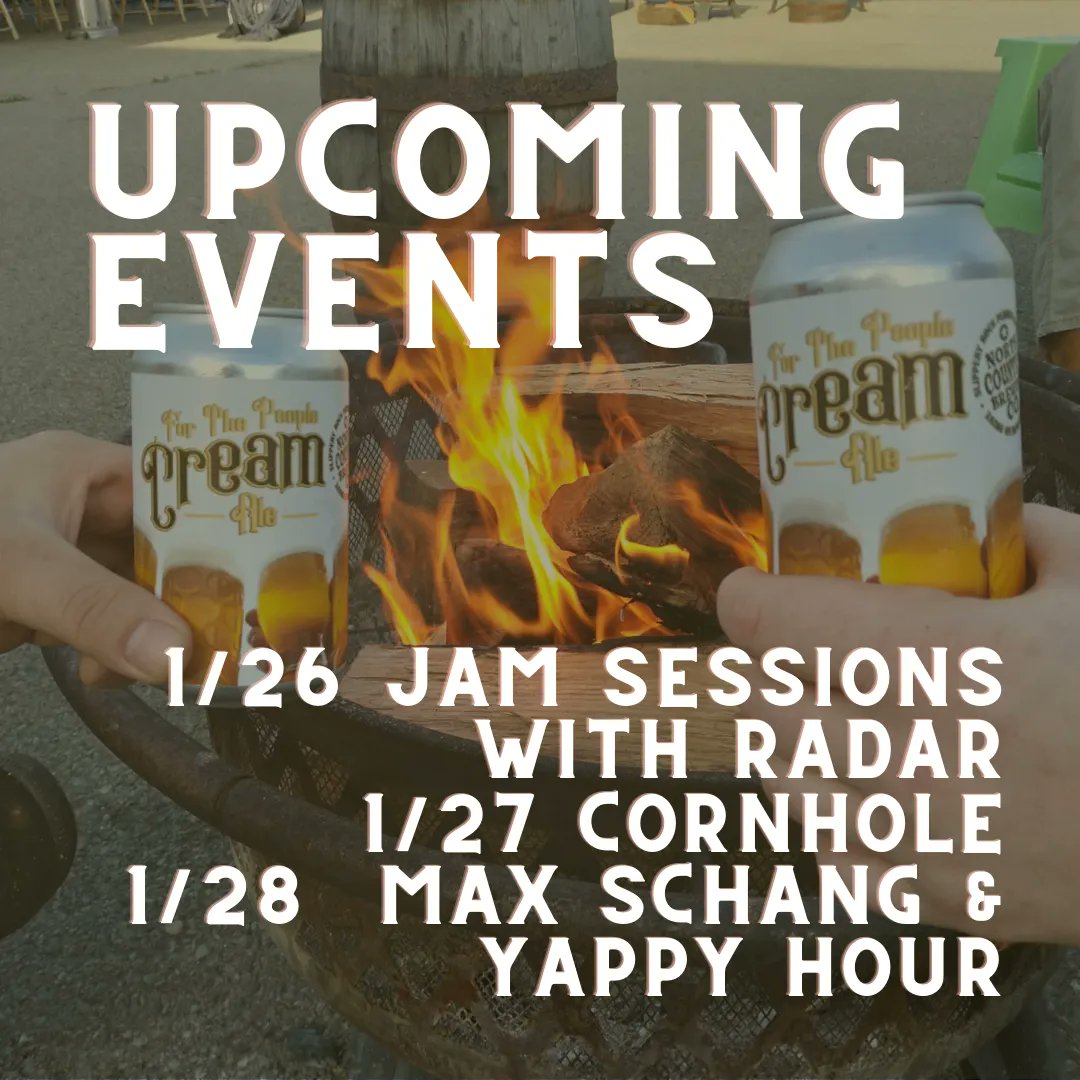 Upcoming events for this week!