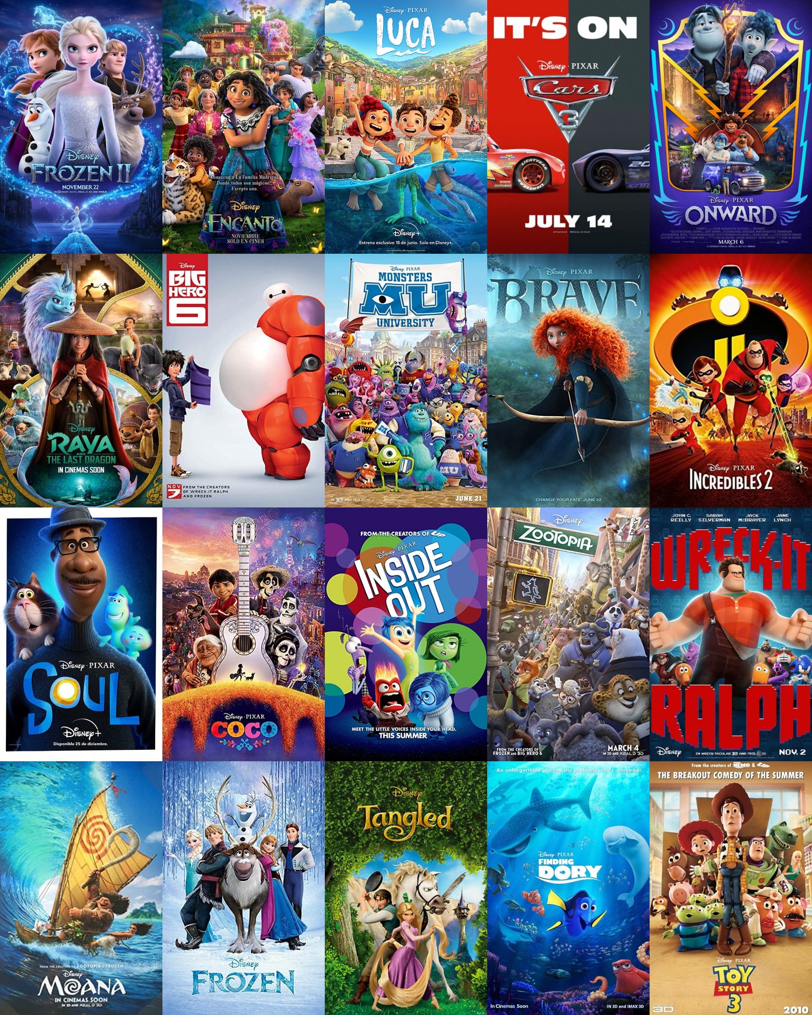 Auto veinte Posicionamiento en buscadores Disney Animation Promos on Twitter: "You can only save 5 of these Disney/ Pixar  films, which are you choosing? 👀 https://t.co/eZoZoSjkXl" / Twitter
