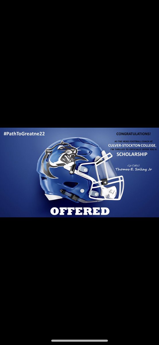 treystone06's tweet photo. Blessed to receive a offer from Culver-Stockson university @CoachCutshaw @RecruitGeorgia @BigFaceSportss @247fbrecruiting @Six_jr1 https://t.co/6b2H10fOVh