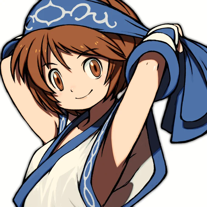 世界の巫女さんから。アイヌの巫女リムルル。チタタプチタタプ。 #サムライスピリッツ #格ゲーキャラ描こうぜ #リムルル 
