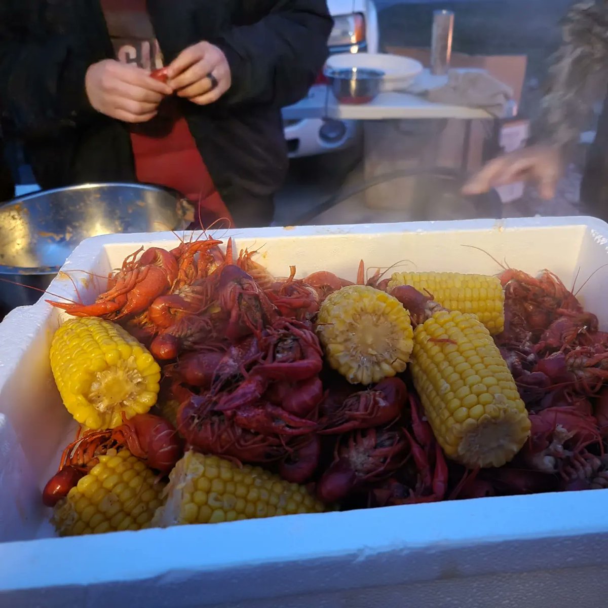 Went to see Fluffy and eat crawfish with family 🥰💜 so much fun!!!