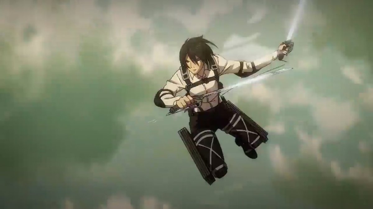 anikidata's tweet photo. Mikasa quand elle se bat elle met tout le monde d’accord #AttackonTitanFinalSeason https://t.co/S0TOIthjfa