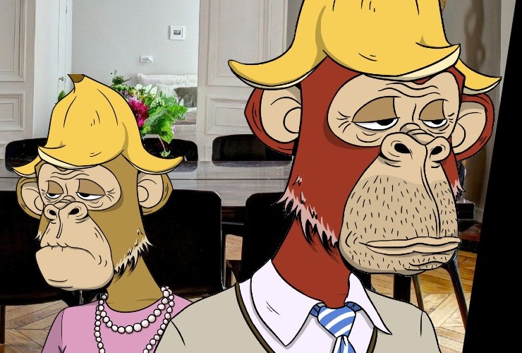 ZalasNFT's tweet photo. @EARClubNFT #EARCONAPPLETV
3/3
As often is the case, the servers at OpenMofongo were down and Mr. Bananahead was unable to show Chiquita his surprise. Mr. Bananahead put the phone back in his pocket and strolled away towards the EARC Jazz Lounge for tonights Bingo game. https://t.co/SVrSo4JQ4m