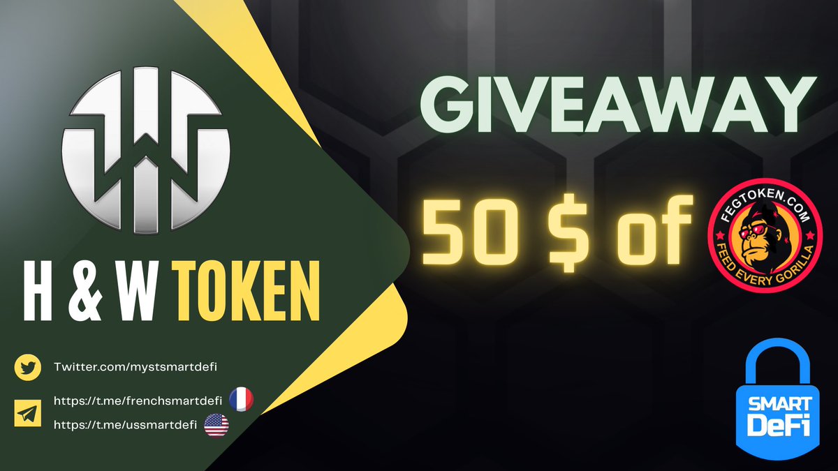 holdandwin's tweet photo. Random draw on Sunday 30 January 08 PM GMT- two winners ! 

One for $50 #FEG
One for $50 #ROX

Rules:
- A chance if you follow us and Rt ! 
- Two chances if you follow us, rt and also follow @sburntoken ! 

Good luck ! 

#SmartDeFi #FEGex #FEGTOKEN #Giveaway #BSCGem #crypto https://t.co/uLe1CFEgPv