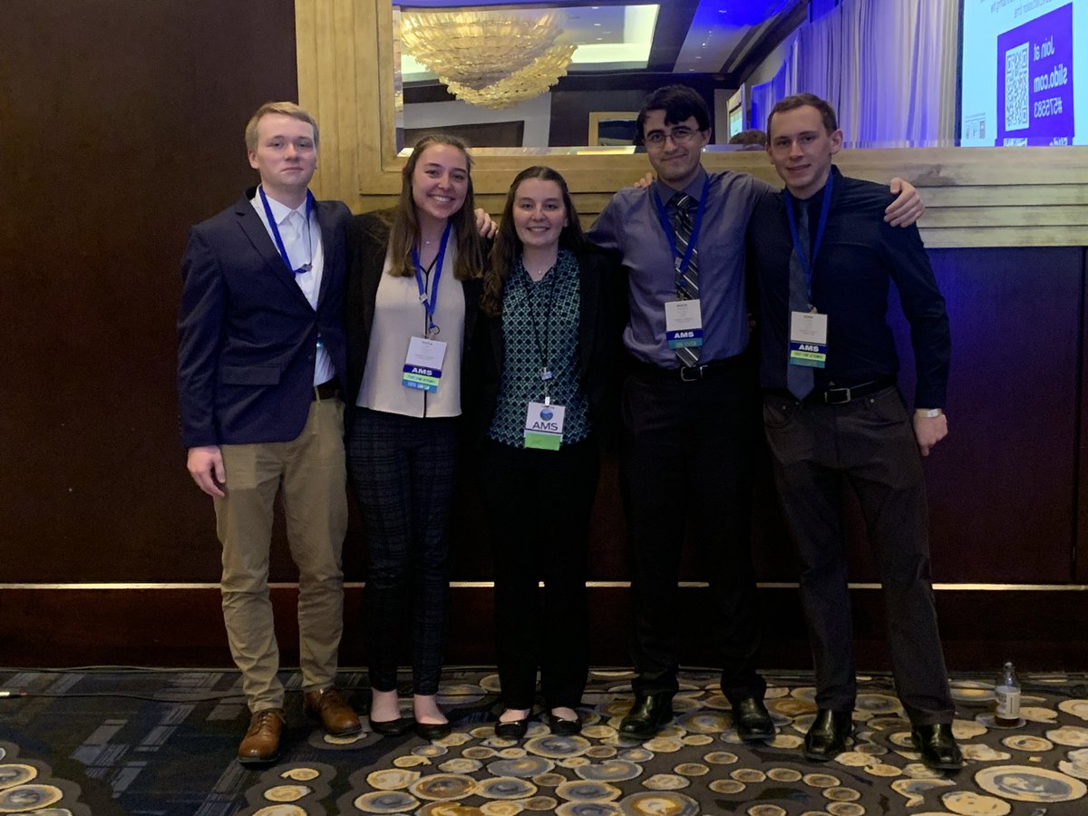 osscams's tweet photo. Although the AMS Annual Meeting in Houston was moved online this year, some of our members still made it to the in-person Student Conference!
#amsstudentconference #ams2022 https://t.co/2SBzJFuqSs