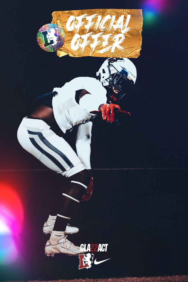 Very excited to announce that i have received my first offer to play college football at <a href="/LyonCollege/">Lyon College</a> !