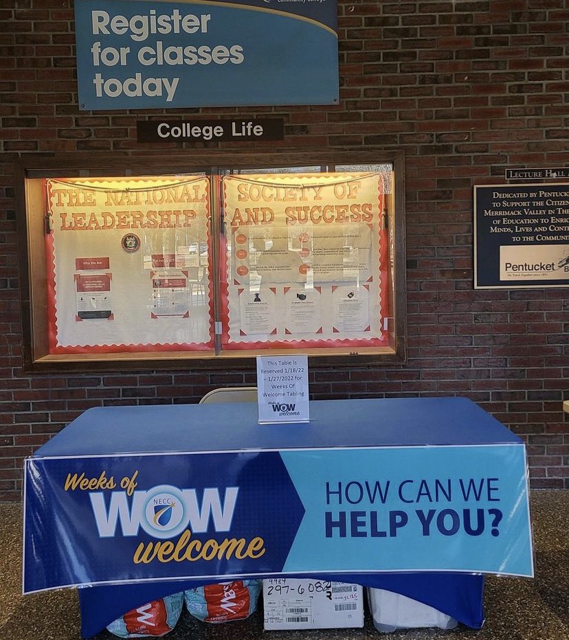 NECCStudentLife's tweet photo. WOW kick off is tomorrow (Monday 1/24). 

1 Stop by a WOW table and get a free swag bag

2 Play a game at the Haverhill Library

3 Attend the Cengage Unlimited info session

4 Learn about Delta Alpha Pi 

5 Enjoy Cookies and Cocoa with Academic Coaching #NECCWOW https://t.co/0EpXlxJbu9