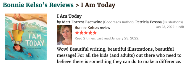 bonniekelso's tweet photo. I am blown away by this book #IAMTODAY by @MattForrestVW and illustrated by Patricia Pessoa! Can't wait to see it on the shelves ASAP! https://t.co/7IT3JNo1AS