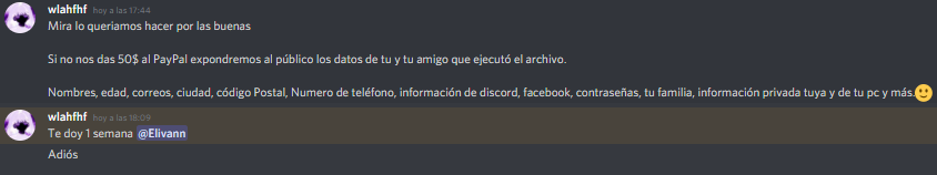 Elivann7's tweet image. Chicos me recontra IpLogearon y se estan haciendo pasar por mi para obtener dinero! tener mucho cuidado y si quieren confirmar que soy el real entren a mi discord.io/Elivann | estoy en llamada con suscriptores

RT🔁Y FV❤️para que todos sepan que me hackearon porfa :,(