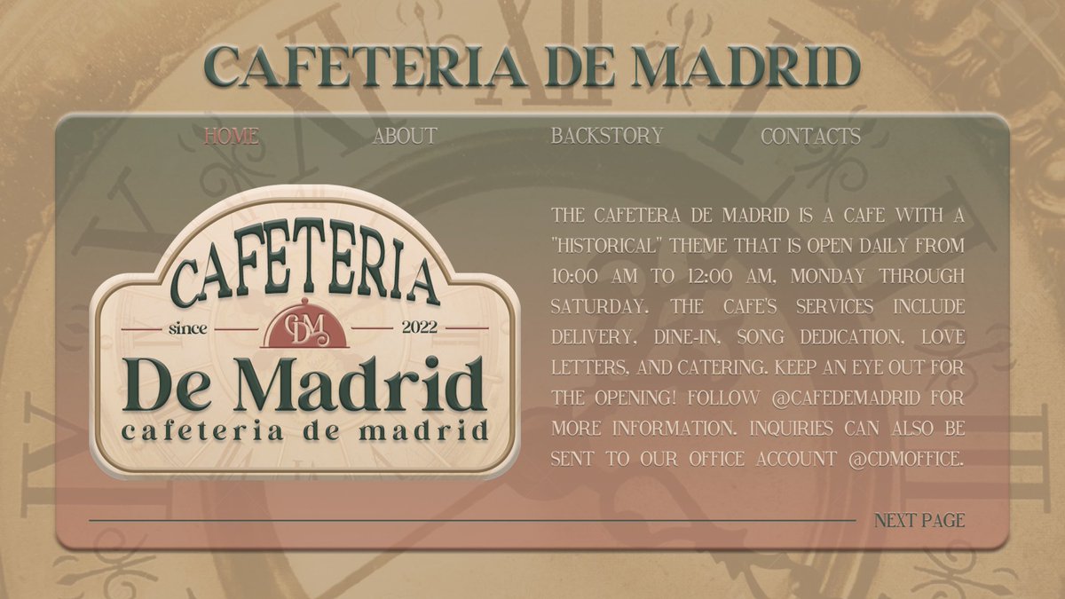 Cafetería de Madrid. tweet media