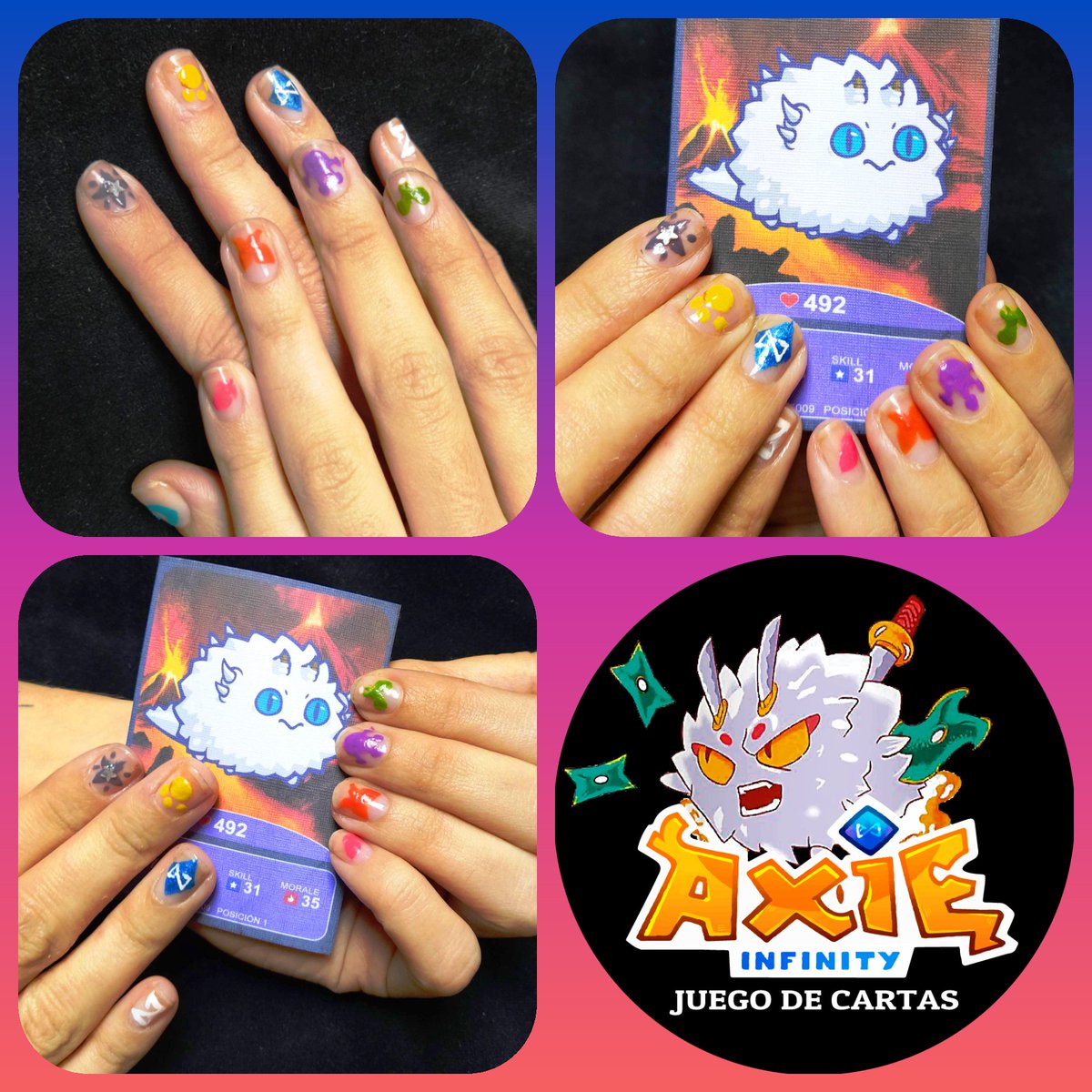 AxieJuegoCartas's tweet photo. 😍¡Mira que chulada! 💅
¿Donde están las chicas Axie de 🇨🇺?  💋 🙌

Recomienden féminas que jueguen Axie o que quieran aprender 👀
#axieinfinity #Axie #NFTCommmunity #TwitterCuba https://t.co/vWjjfb4aaf