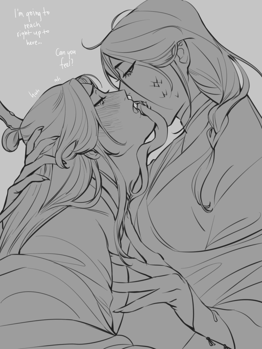 dokiwithspice's tweet photo. zhushen wip 🥰 https://t.co/E62NBf8hAj