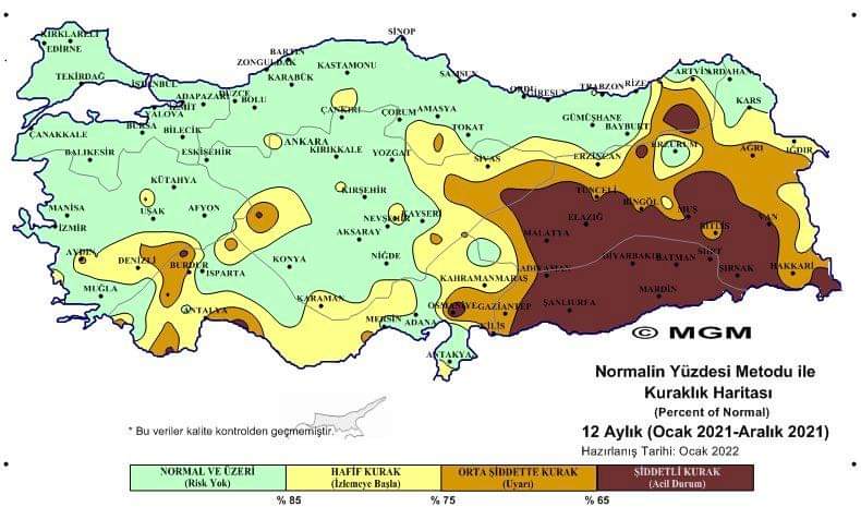 Cenabı Mevla'mız, son 10 yıldan bu yana kurak geçen ülkemize (özellikle doğu ve güneydoğu anadolu illerimize) çok kar yağdırarak canı yaşamın devamını sağlayacak rahmetiyle sabi'ler ve ağızsız-dilsiz canlılara merhamet etti, ediyor hamdolsun.