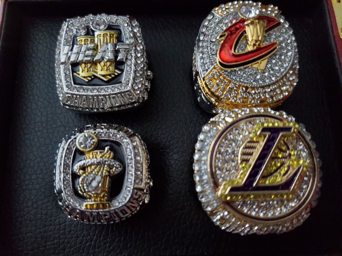 ZacR23's tweet photo. Thank you mom for buying me the LeBron James 4-time Champioship rings 🙏✊ https://t.co/RyC7qVxZ8W