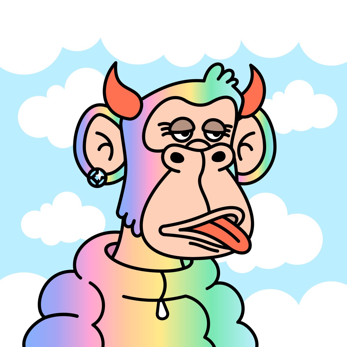 ColorfulApeClub's tweet image. TOMORROW 👀🌈

Which Colorful Ape are we feeling? 😈 or 😇