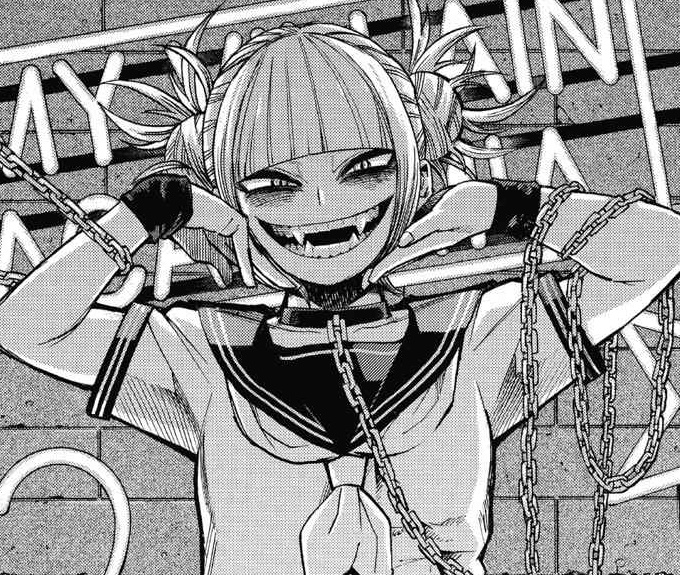 Ooh, so Toga wearing long sleeves could be to hide the bites, she even wore wristbands with her summer uniform. Then she probably kept them bc it's a cute trait (she doesn't have scars in previous covers/nude scenes) but still it's interesting to me. 