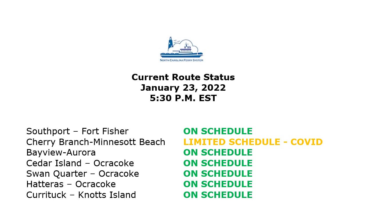 Hatteras Ferry Schedule 2022 Ncdot Ferry Division (@Ncdot_Ferry) / Twitter