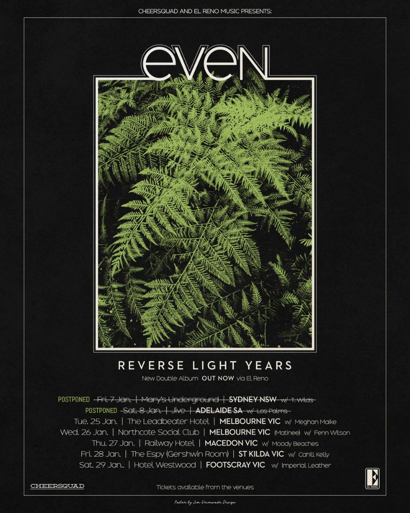 Five nights, five gigs with @EVENtheband!

Tix via venues.