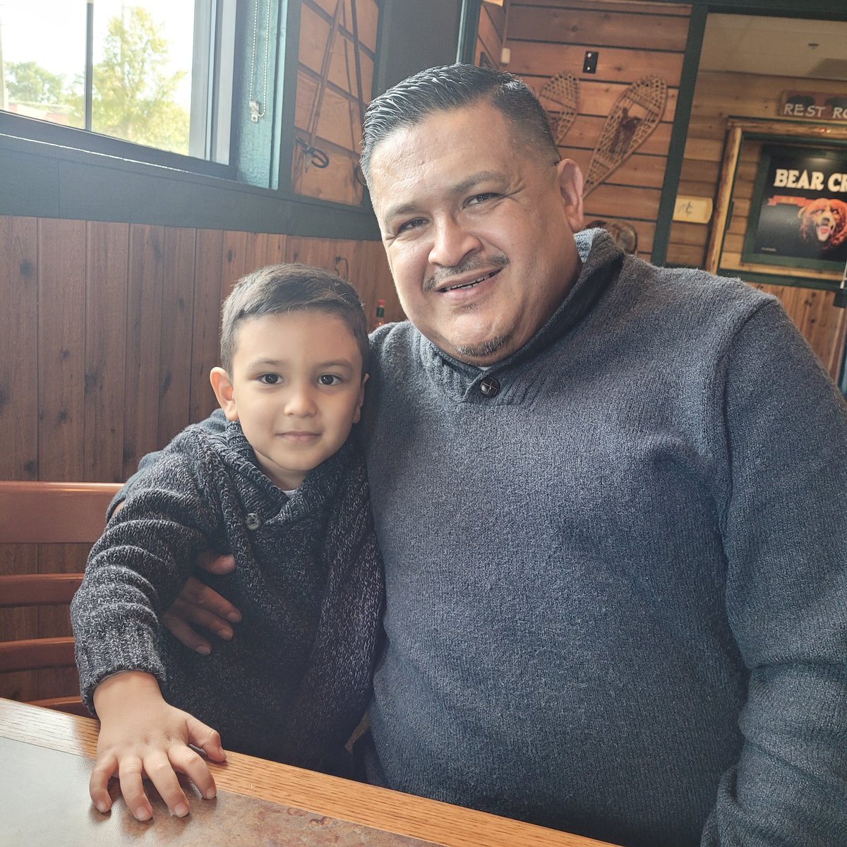 ramirez_math's tweet photo. My whole ♥️ in these pics!! #daddyandson #twinning #afterchurchflow 😍😍 https://t.co/1pMijs7MDI