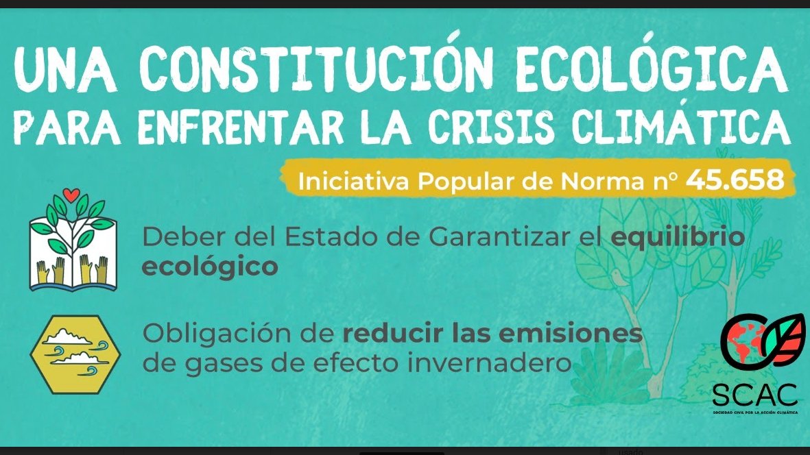 WaterkeeperCL's tweet photo. Junto a @SCAC_Chile hacemos llamado para apoyar la #IniciativaPopularDeNorma (45.658) para una nueva Constitución Ecológica en Chile. Necesitamos 15 mil firmas. Súmate y convoca. @convencion #ecologica #crisisclimatica #ClaveUnica https://t.co/mha12XFNFV