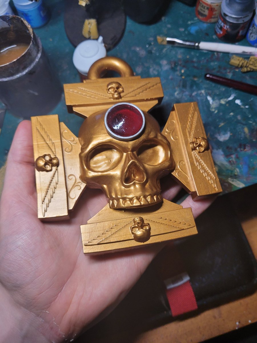 KnoxsWorkshop's tweet photo. Working on some chaplain jewelery, the rosarius
#cosplay #cosplayprogress #gamesworkshop #warhammer40k #warhammercommunity #warmongers #polyprops #hexflex #spacemarines #deathwatch https://t.co/HOfkJ3VGwd