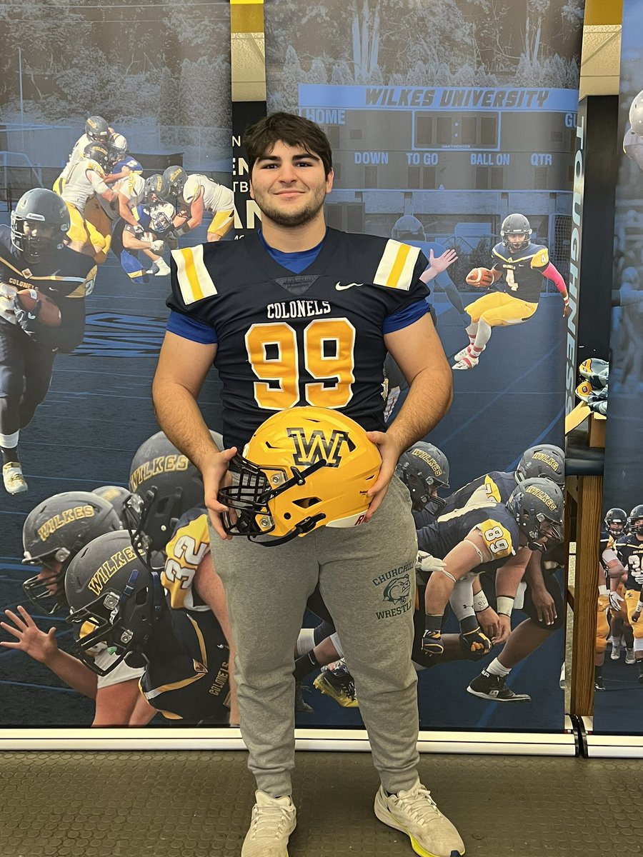 michaelassaf55's tweet photo. Had a great visit today @WilkesFootball I’m excited to anounce I’ve received my 3rd offer from Wilkes university @CoachKelvinCruz @WCHSbulldogsfb @DawgsSports @coachRydzewski #GATA https://t.co/wushUeBQq8