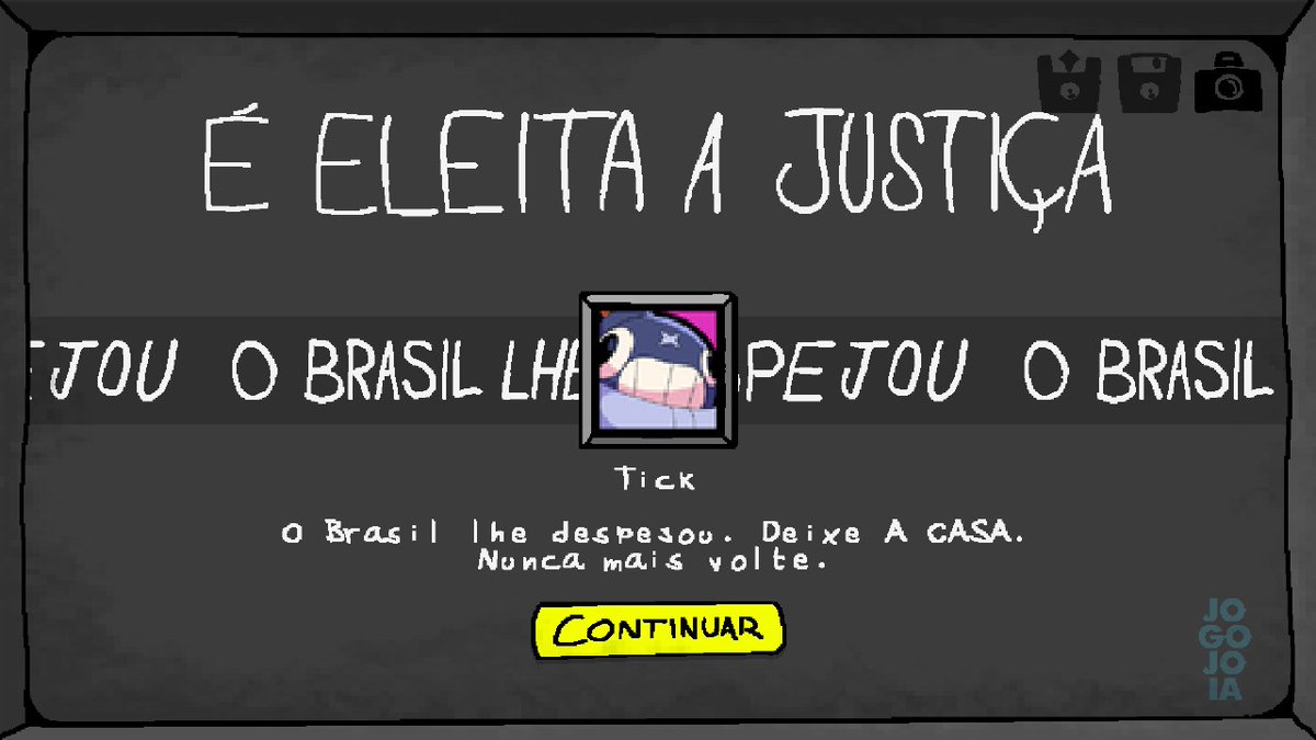 UmSmokyStan's tweet photo. O bem perdeu...
Tick foi o eliminado da vez... Vocês não sabem o quão triste foi ver essa cena, me desculpem, mas eu não tinha como controlar o jogo nesse ponto(por mim ele teria vencido)

Campeão moral dessa edição... 👑😔🏴‍☠️ https://t.co/pAPYRgUics