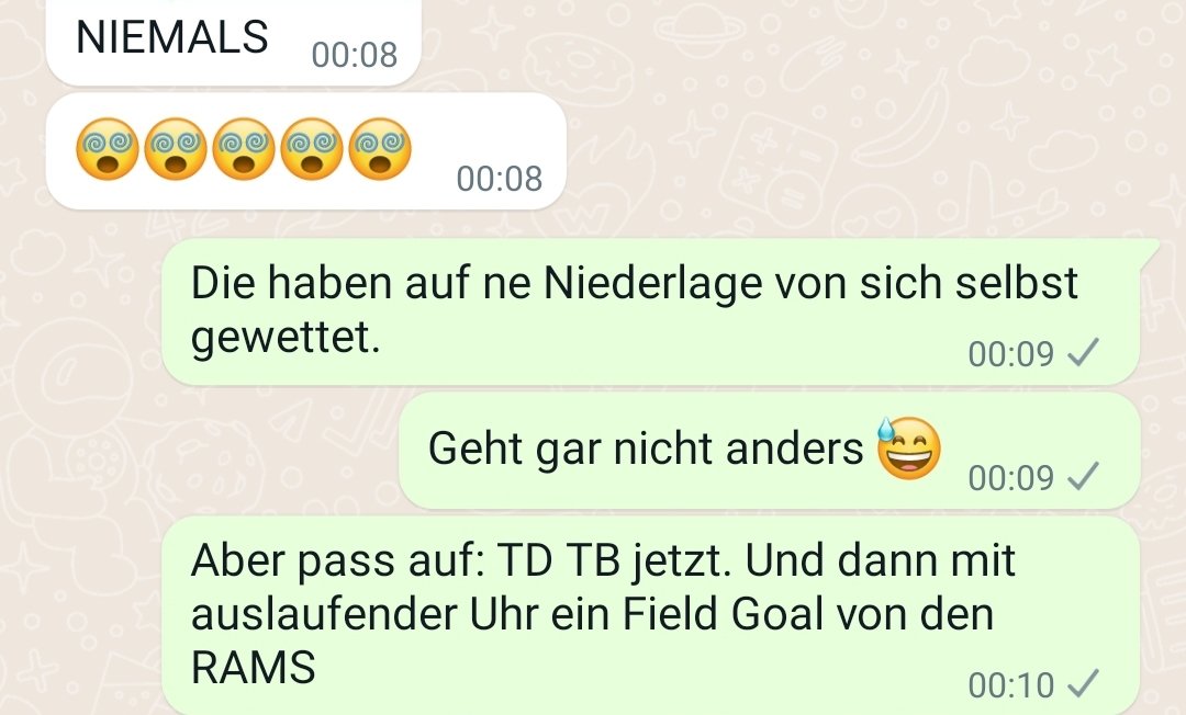 Tja nun 🙈

#LARvsTB #ENDZN #ranNFL #ranNFLsuechtig
