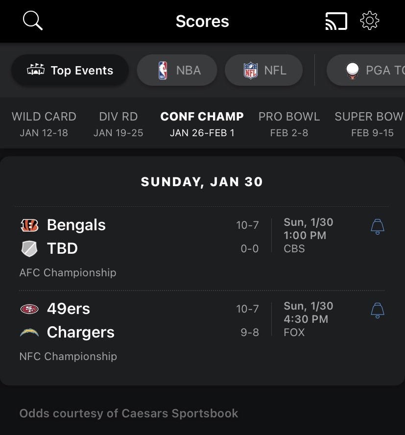 Hey <a href="/espn/">ESPN</a> The <a href="/RamsNFL/">Los Angeles Rams</a> are the only team playing from LA next week, right? The jv team is done for the season…