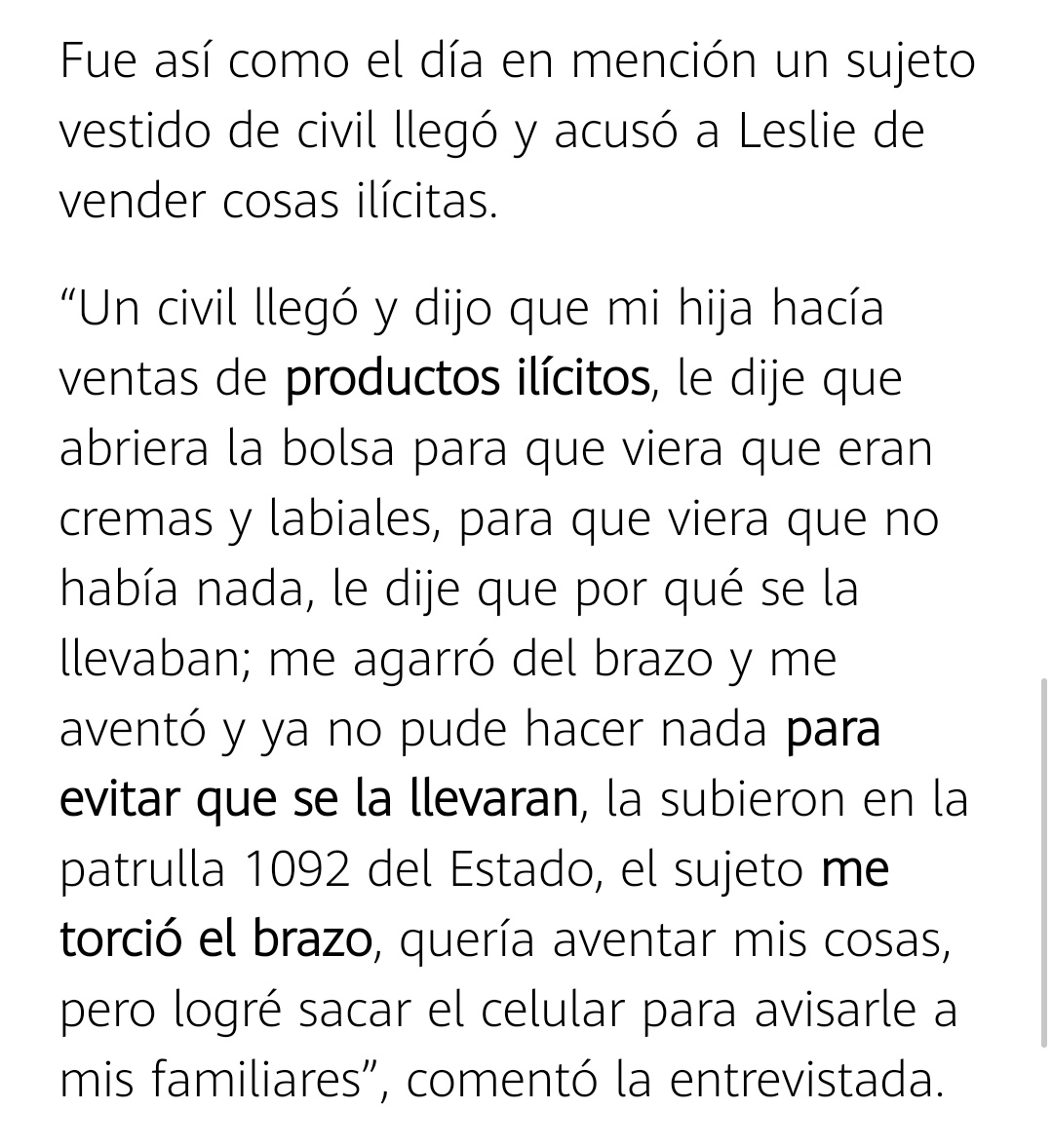 sharman_der's tweet image. Parte de las declaraciones de la mamá de Les, para los que no han visto la nota, pertenece a El Sol de Puebla. 
#JusticiaparaLeslie #Puebla