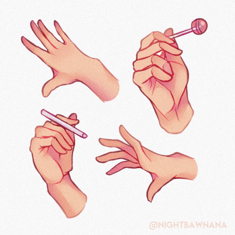 nightbawnana's tweet image. ✌ #handstudy