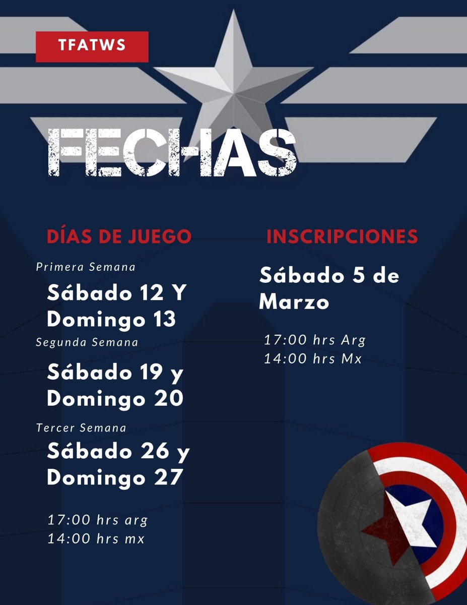 tfatwswarbot's tweet photo. Porfin laburamos y les traemos las fechas🦾
Ojala y puedan acompañarnos😋 https://t.co/wkxvPcaF37
