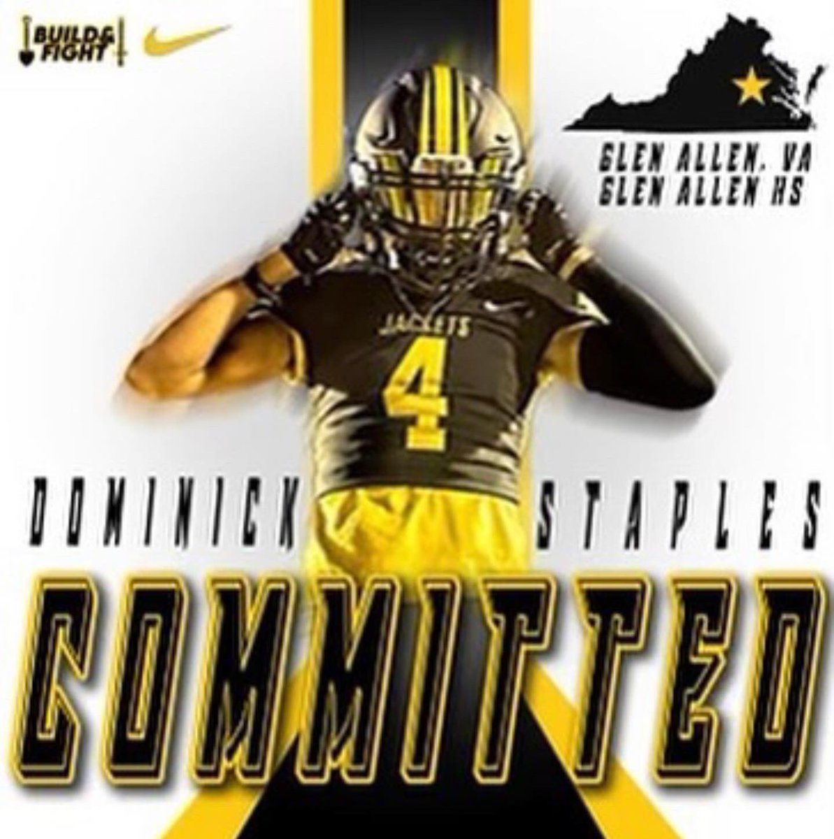GlenallenfbDASH's tweet photo. 3 the hard way! Go represent GA the right way. There will be a lot of black and teal in Ashland this fall! #gojags 
@r_mcfootball https://t.co/HhZ4imAH8G