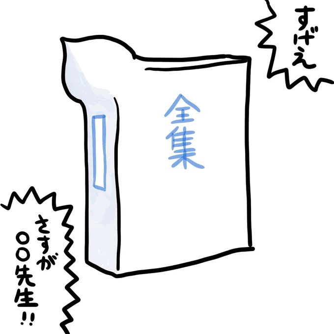 またまた夢の話ですみません。某先生(漫画家~実在)の全集が箱入りで出てたんだけど背の部分がこんなふうに膨らんで先が尖ってる。厚紙を成形してるんだけど「凝ったことするなあ」と夢の中でひたすら感心。 