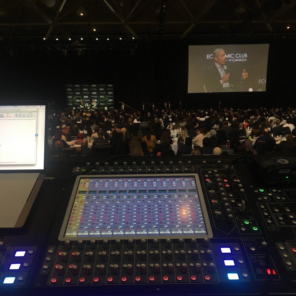 Kane Miller (@kanemillermusic) on Twitter photo Can’t believe it’s been 2 years since I last did mixed sound an event. Things really have changed, not sure I’ve been inside a room this big, let alone unused a sound system this big and intricate since. #digico #dbaudiotechnik #obama <a href="/barackobama/">Barack Obama</a> #mtcc #events #precovid19 Can’t believe it’s been 2 years since I last did mixed sound an event. Things really have changed, not sure I’ve been inside a room this big, let alone unused a sound system this big and intricate since. #digico #dbaudiotechnik #obama <a href="/barackobama/">Barack Obama</a> #mtcc #events #precovid19