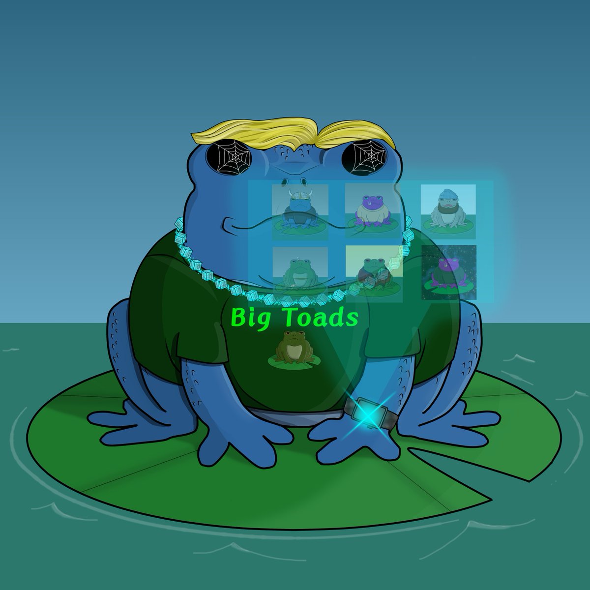 bigtoadsnft's tweet photo. Block chain✅
Hologram watch✅
Looks like he's in the holder's club 👀
#algofam #AlgoNFT #bigtoads https://t.co/WpvzwIkqwC