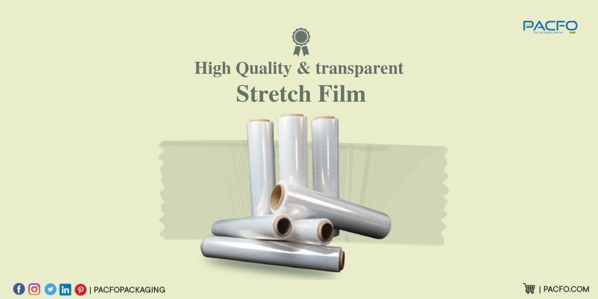 pacfopackaging's tweet image. Pacfo Stretch Films are perfect for wrapping your package, Gift items &amp;amp; valuables! The transparent film roll makes it easy to see through and scan the barcode.
Shop: pacfo.com
 #Pacfo #LetsTalkPackaging #AdjustablePackaging #EconomicalPackaging #ProtectivePackaging