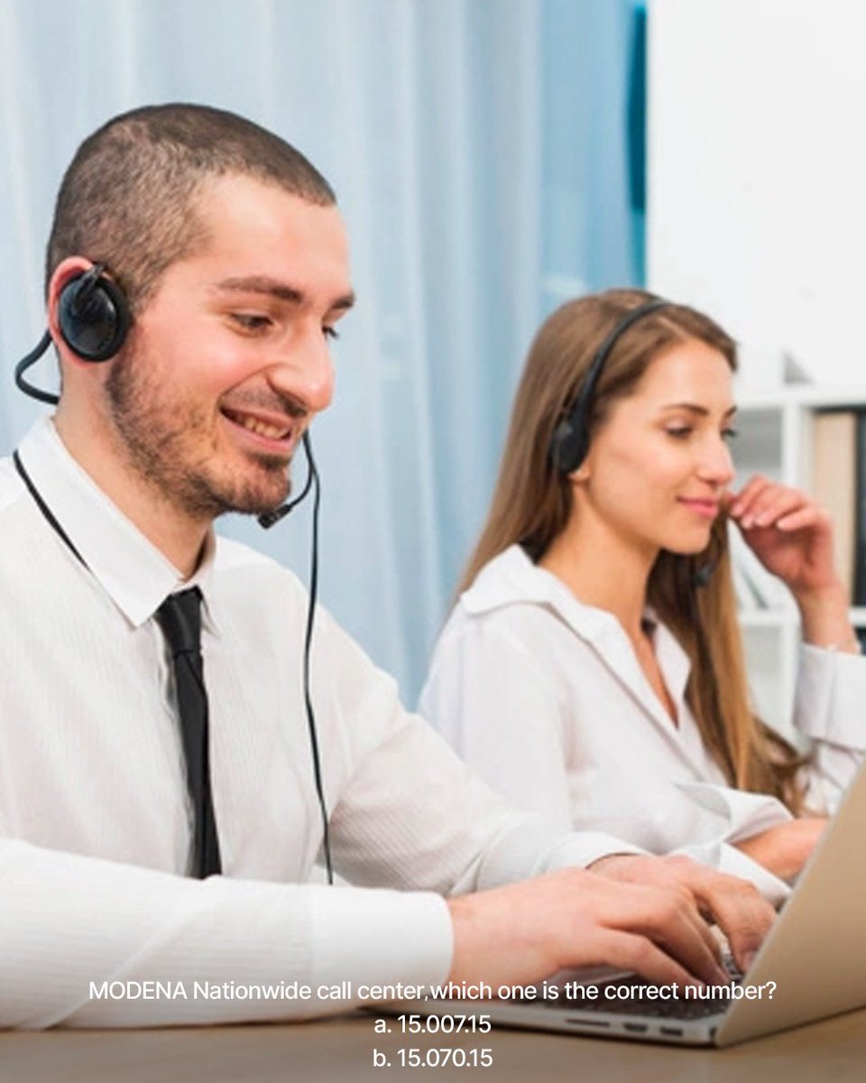 Berapa nomor #MODENANationwideCallCenter yang benar?
A. 15.007.15
B. 15.070.15

Dapatkan kesempatan memenangkan portable blender BL 0525 L untuk 2 orang beruntung! 

#MODENA
#MODENAgiveaway
#Giveaway