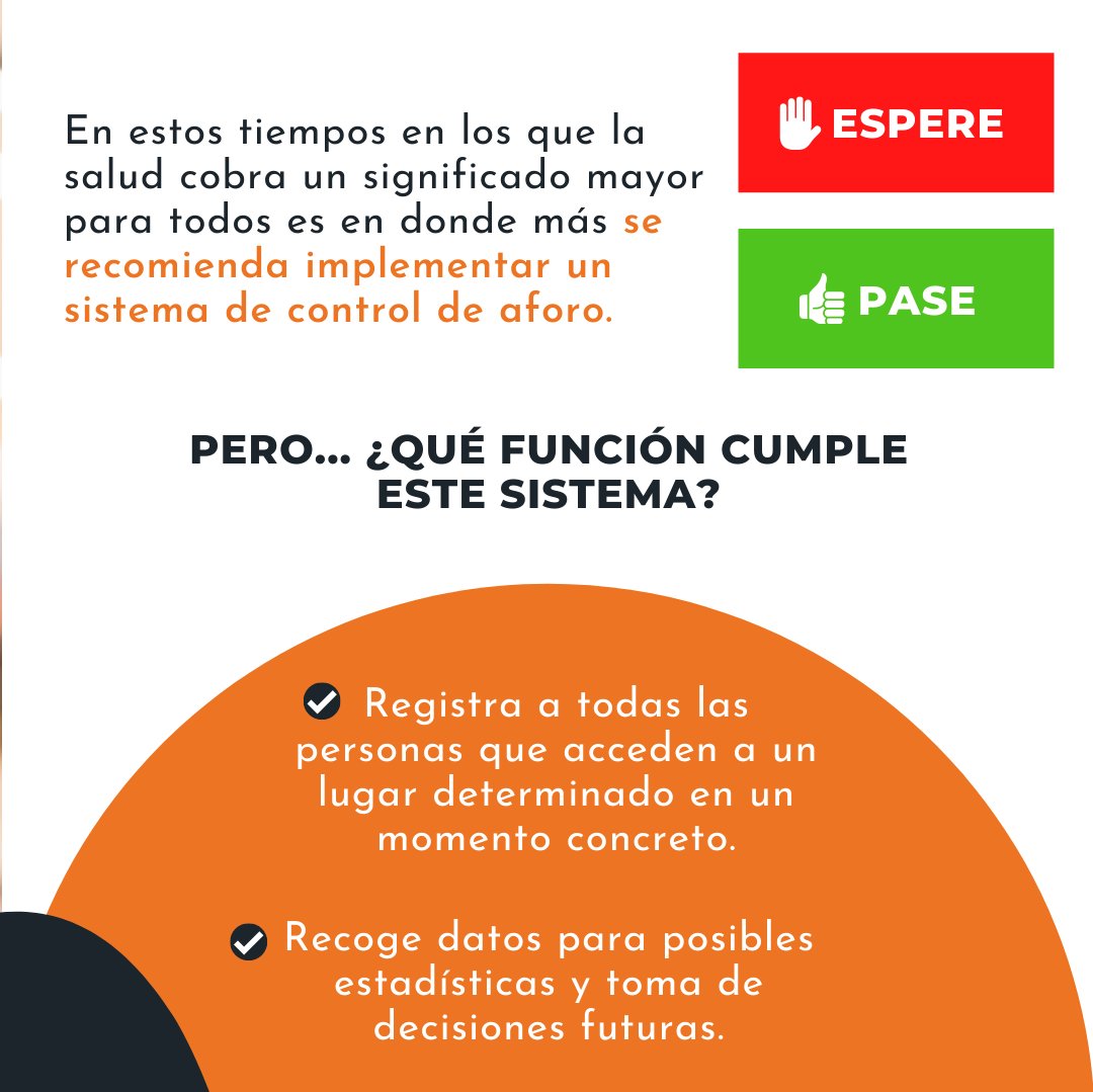 TouchITglobal's tweet photo. ¡Todos los negocios necesita su propio sistema de control de aforo! De eso no hay duda.

Sin importar el tamaño, o el rubro en el que se desenvuelva, es importante tomar nota de la importancia de este sistema.

Abre cada una de las imágenes y descubre esta valiosa información. https://t.co/79hwOuCJPF