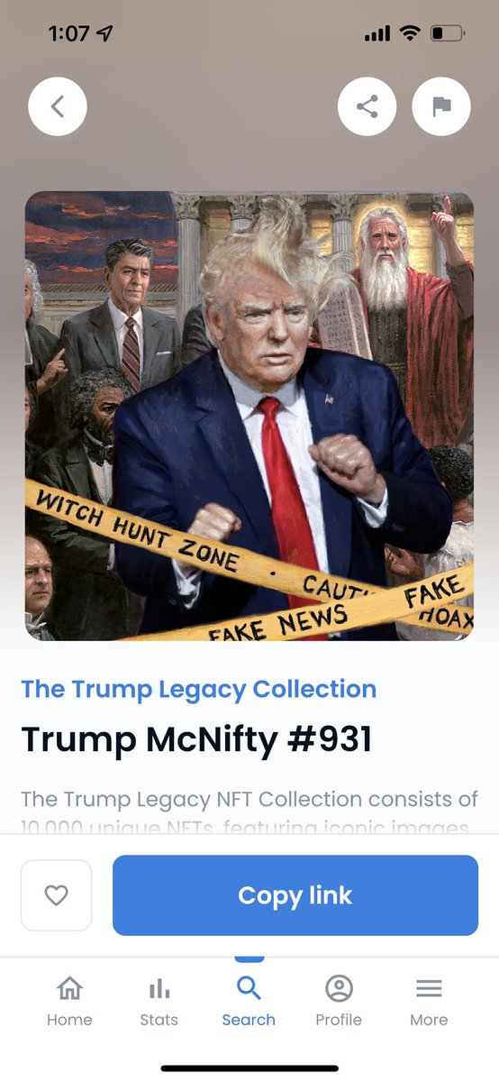 FloydShiffman's tweet photo. @jf_nft Just picked up my McNifty Trump NFT https://t.co/m64uD0Eujw
