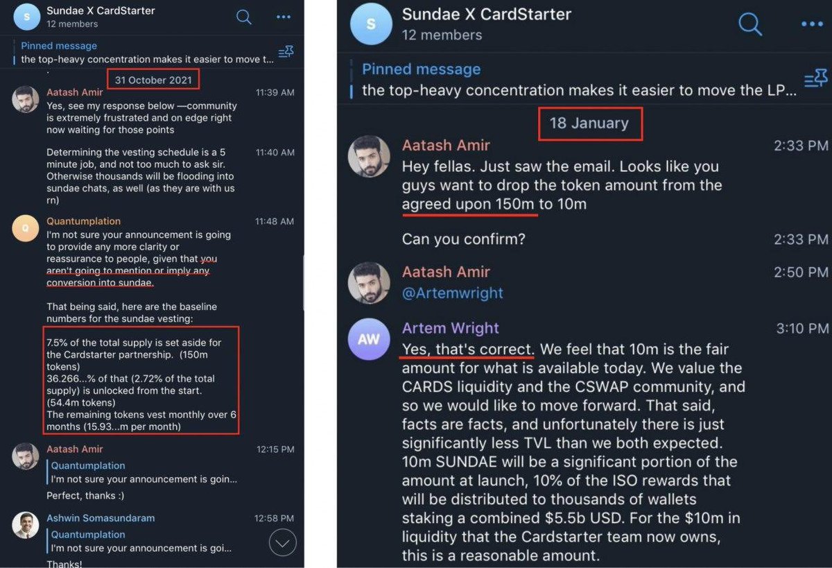 What the living fuck <a href="/SundaeSwap/">Sundae Labs 🍨</a> ?

Atash from @CardStarter was literally getting death threats to him and his family and it was your fault!

You guys agreed then reneged and now you will have your day too! #disgusted

<a href="/IOHK_Charles/">Charles Hoskinson</a> wtf man step in and do the right thing