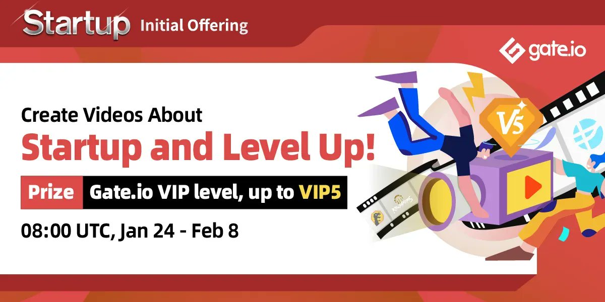 😍Gate.io Startup Video Carnival

🕰️Duration: 08:00 UTC, Jan 24 - Feb 8
💰Rewards: VIP level for 30 days

👉Follow @gate_io
👉Like &amp; RT

😍50 lucky users will receive $5 each

🤝Join Now: gate.io/en/article/249…

#gateio #gateiostartup