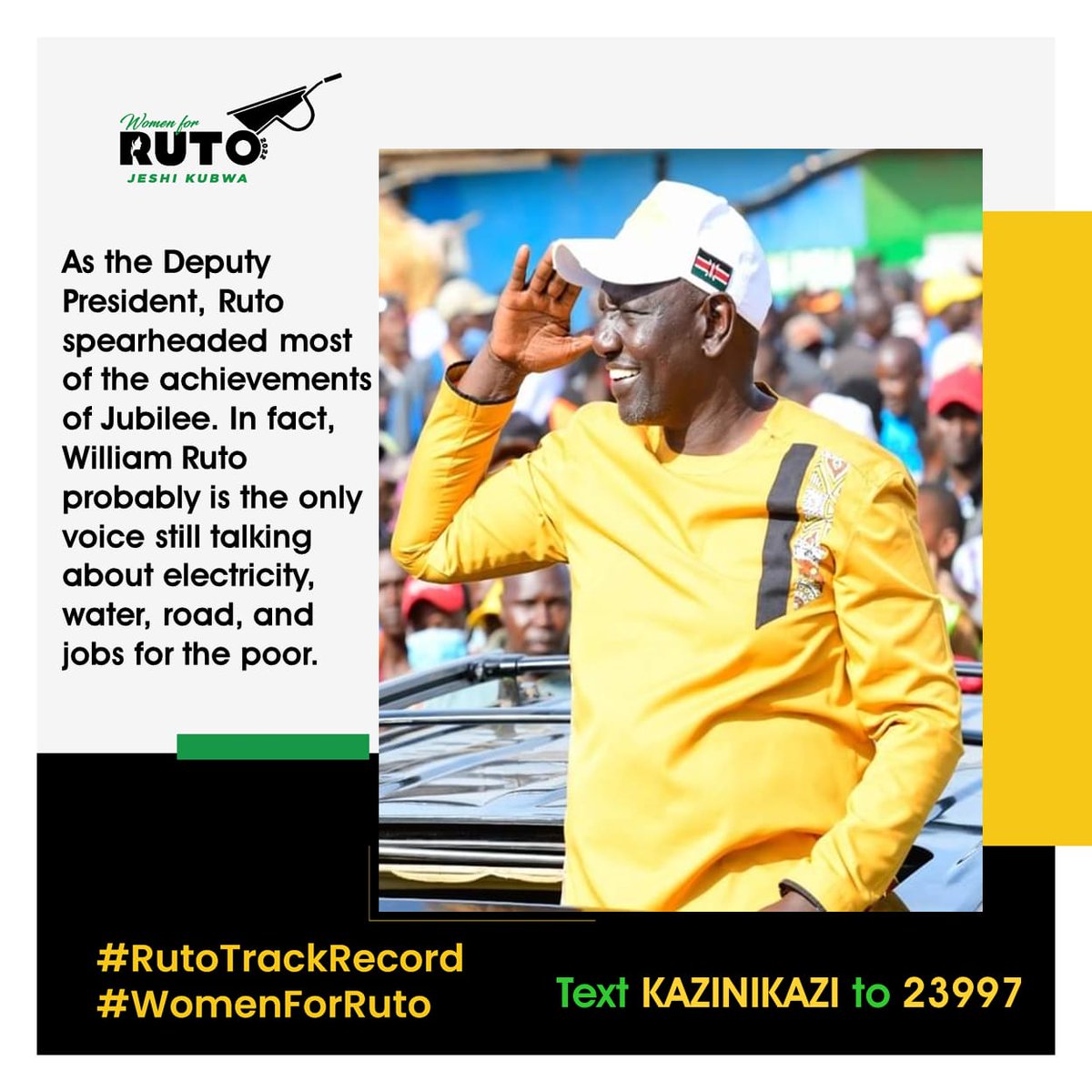CheruiyotHon's tweet photo. #RutoTrackRecord 

The 5th President Dr. @WilliamsRuto https://t.co/MyEUCEXvTE