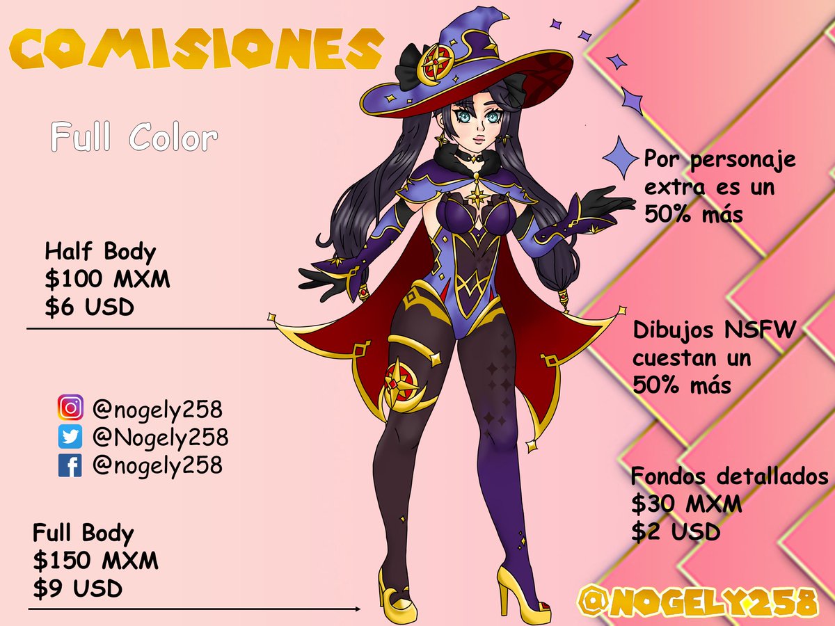 Nogely258's tweet photo. Holaa! #ComisionesAbiertas
.
.
.
🌟Las comisiones tienen un lapso de 5 a 7, dependiendo de la complejidad del dibujo
🌟En caso de ser personajes propios, la mayor cantidad de referencias posible
🌟Todos las comisiones son a Full color
#opencommissions #commissions https://t.co/cidVSOOrUP