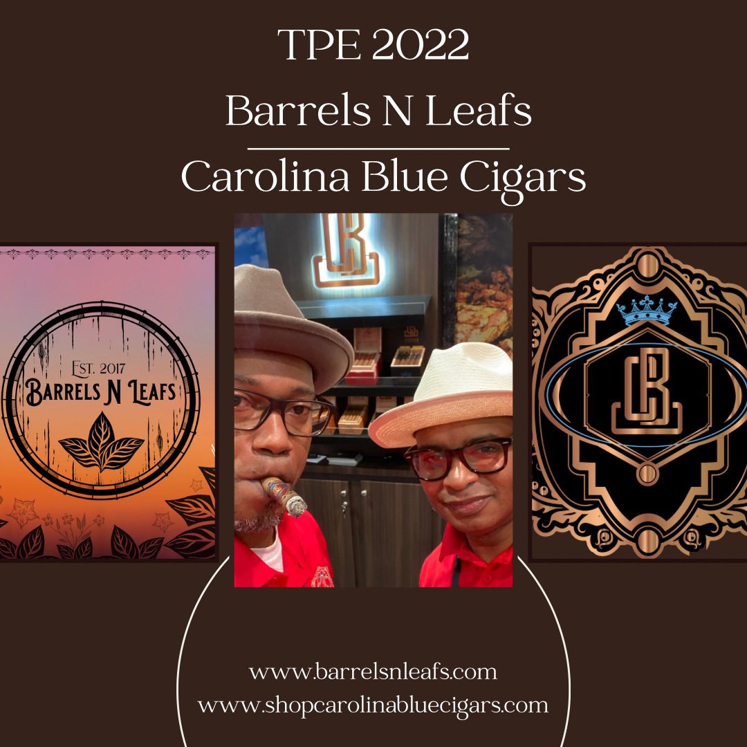barrelsnleafs's tweet photo. What retailers are making their way to TPE International this coming week? Come by the Carolina Blue Cigars booth for something special. Media, have you captured this story? Come see just how this experience got started. #barrelsnleafs #carolinabluecigars #premiumcigars #fotl https://t.co/pQT3y3EW6F