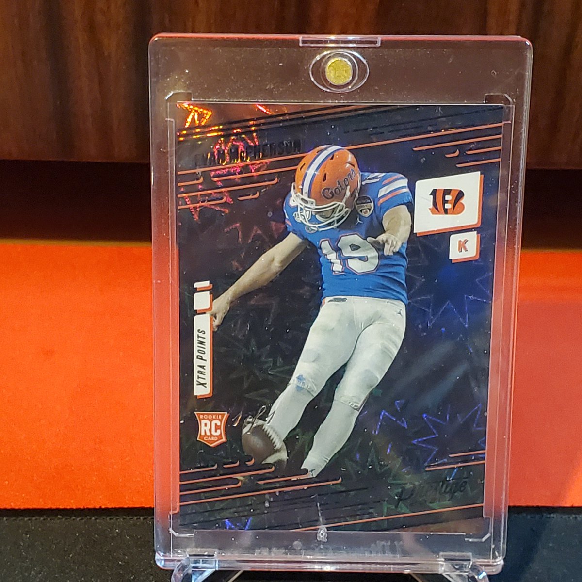 SaintNati's tweet photo. Evan McPherson Prestige Rookie 🌈 including One of One!

5k/obo

#whodey #panini @sports_sell @PleasantCollec2 @RyansCardssLLC #Bengals #Legatron https://t.co/kmNnu2KQ8Q