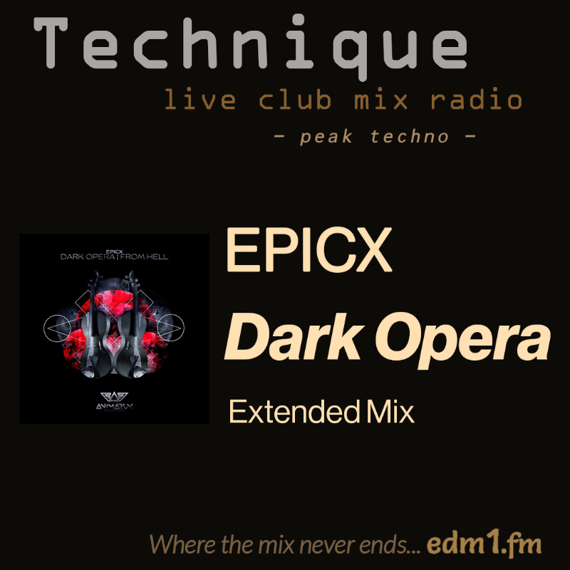 technique_edm1's tweet photo. Enter the darkness

EPICX - Dark Opera
[Extended Mix]

Animarum Recordings 

#Techno
#WhereTheMixNeverEnds

In need of some dark pounding Techno?  We got you.

Get our 24/7 stream - mixed live right here 👇👇