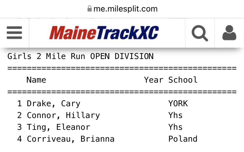 test Twitter Media - Wildcat Women’s Indoor T&F with a ton of top performances in Friday nights meet led by wins from Lexi Brent 55m Hurdles & 800m dash and Cary Drake 1 Mile & 2 Mile! 🐾🎽@JayPinceSMG #VarsityMaine https://t.co/o5HdQadaH5